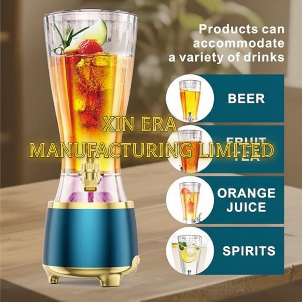 Xinera-Outdoor-Garden-Party-Beer-Tower-Luminous-Beverage-Dispenser-Summer-Event-Catering