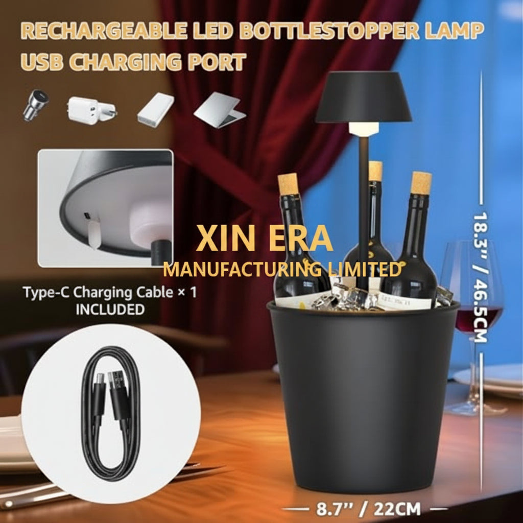 Xinera-Acrylic-Luminous-Ice-Bucket-Custom-Logo-LED-Champagne-Chiller-Factory-Real-Shot