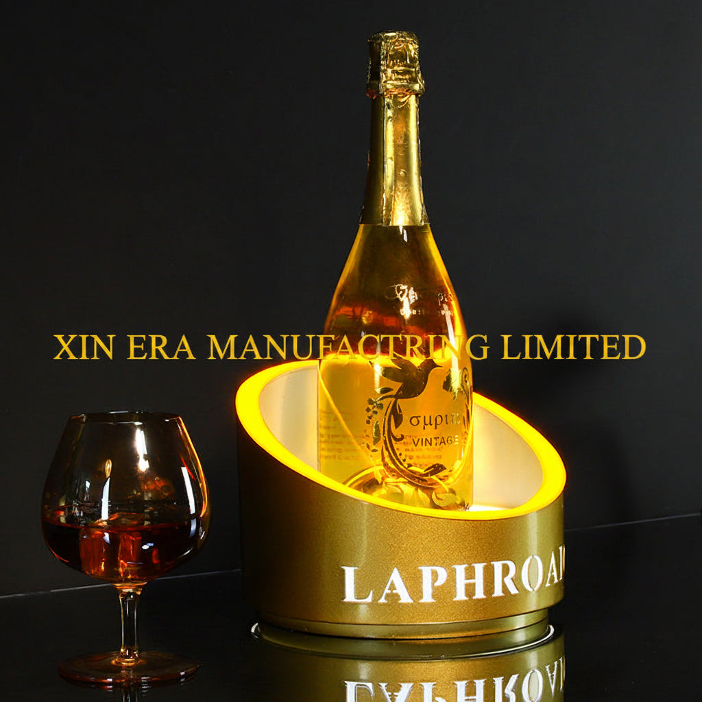 LED champagne bottle glorifier and display riser direct from source factory