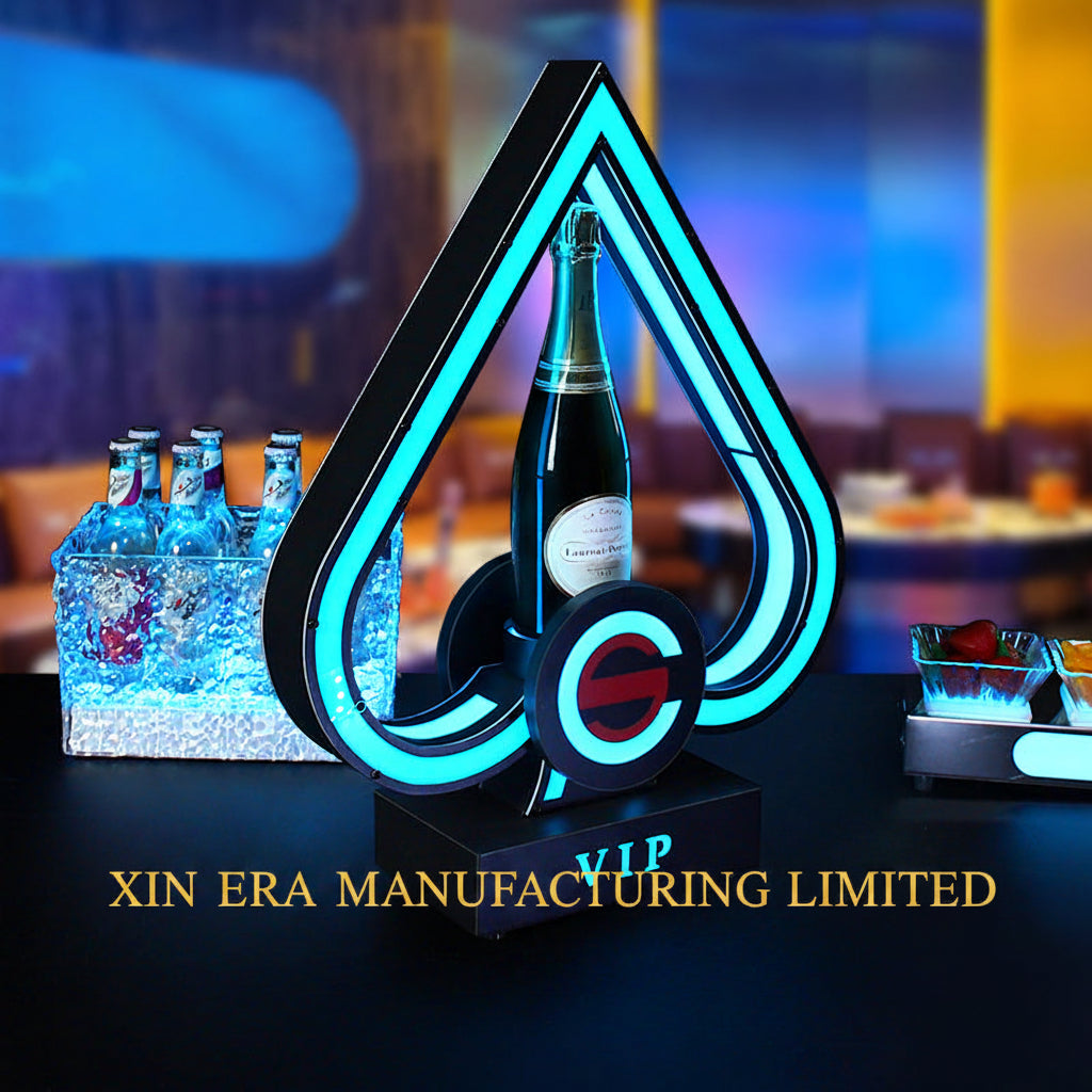 Xinera-Ace-of-Spades-LED-Bottle-Glorifier-VIP-Champagne-Display-Factory-Direct-Real-Shot