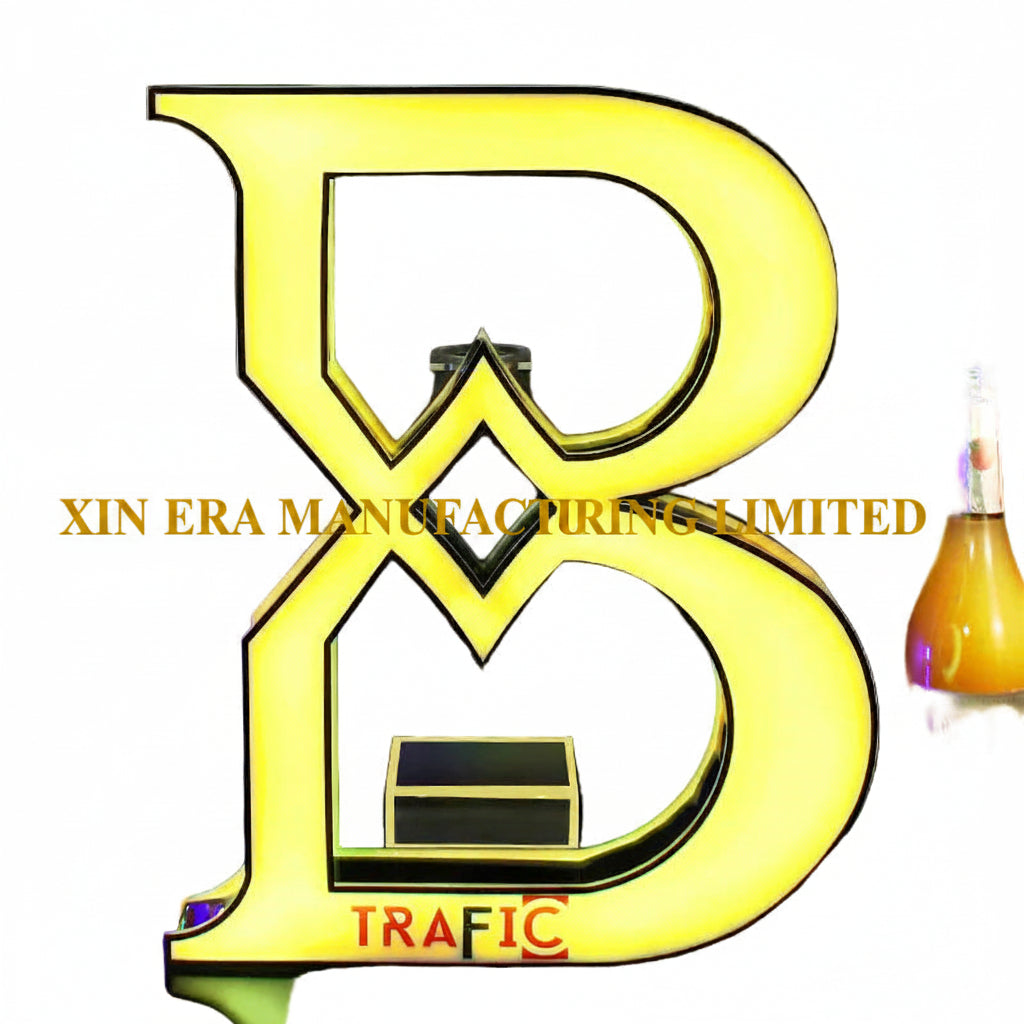 Xinera-Custom-Letter-B-LED-Bottle-Presenter-Luminous-Liquor-Display-Base-VIP-Service-Factory-Real-Shot