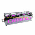 5-bottle LED champagne glorifier display base with custom glowing logo