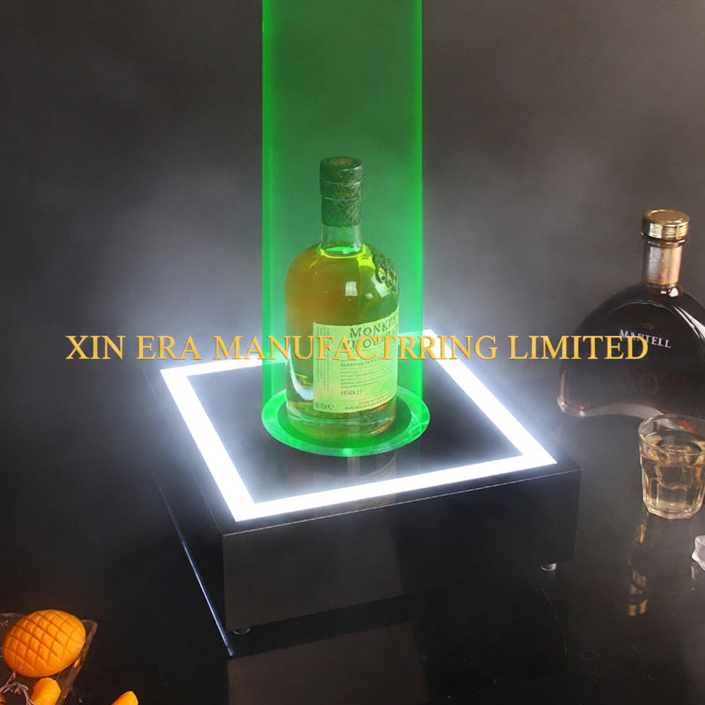Wholesale Premium Square LED Liquor Presenter Display Stand