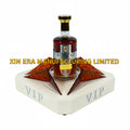 Luxury geometric star shaped LED bottle glorifier display base with VIP engraving