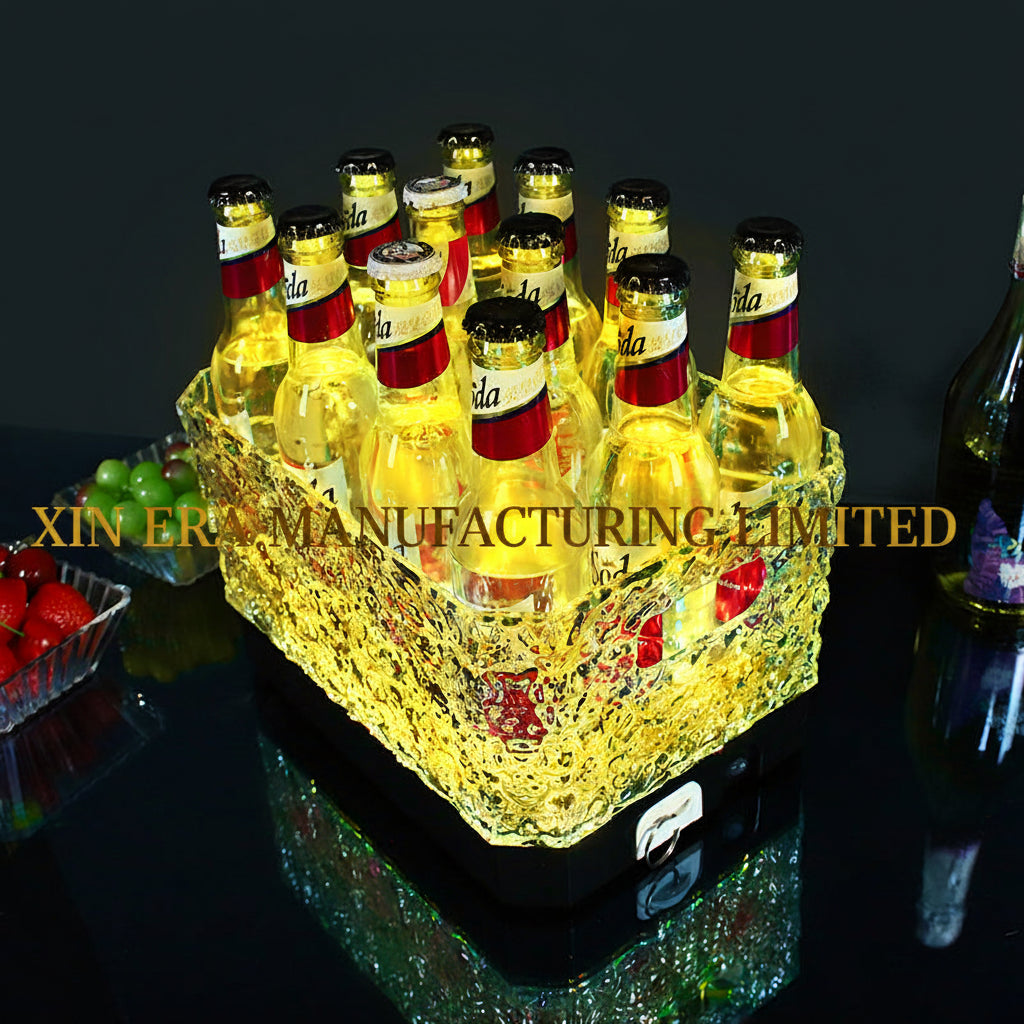 Xinera-LED-Ice-Texture-Ice-Bucket-Nightclub-VIP-Beer-Wine-Beverage-Carrier-Hammered-Glaze-Refracting-Basin-Integrated-Handles-Factory-Real-Shot