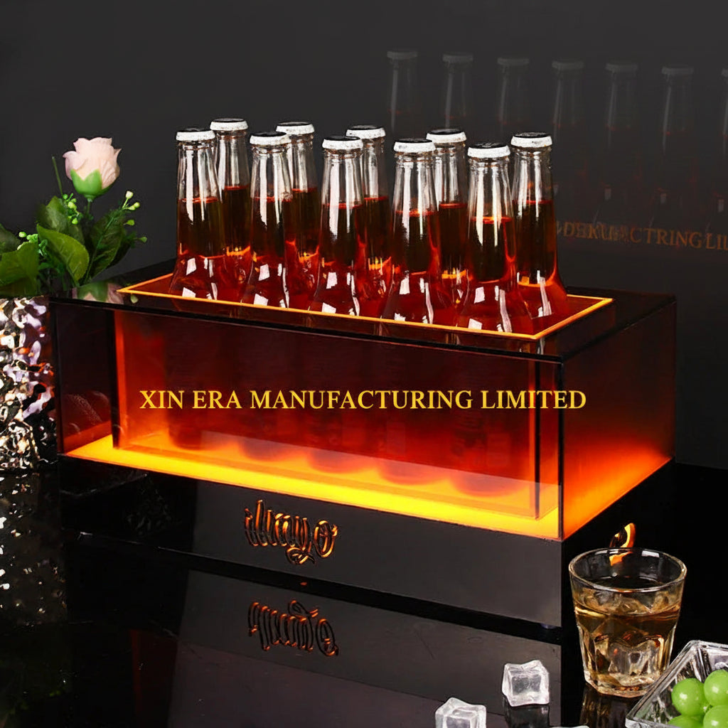 LED VIP ice bucket for custom commercial nightclub bottle service.