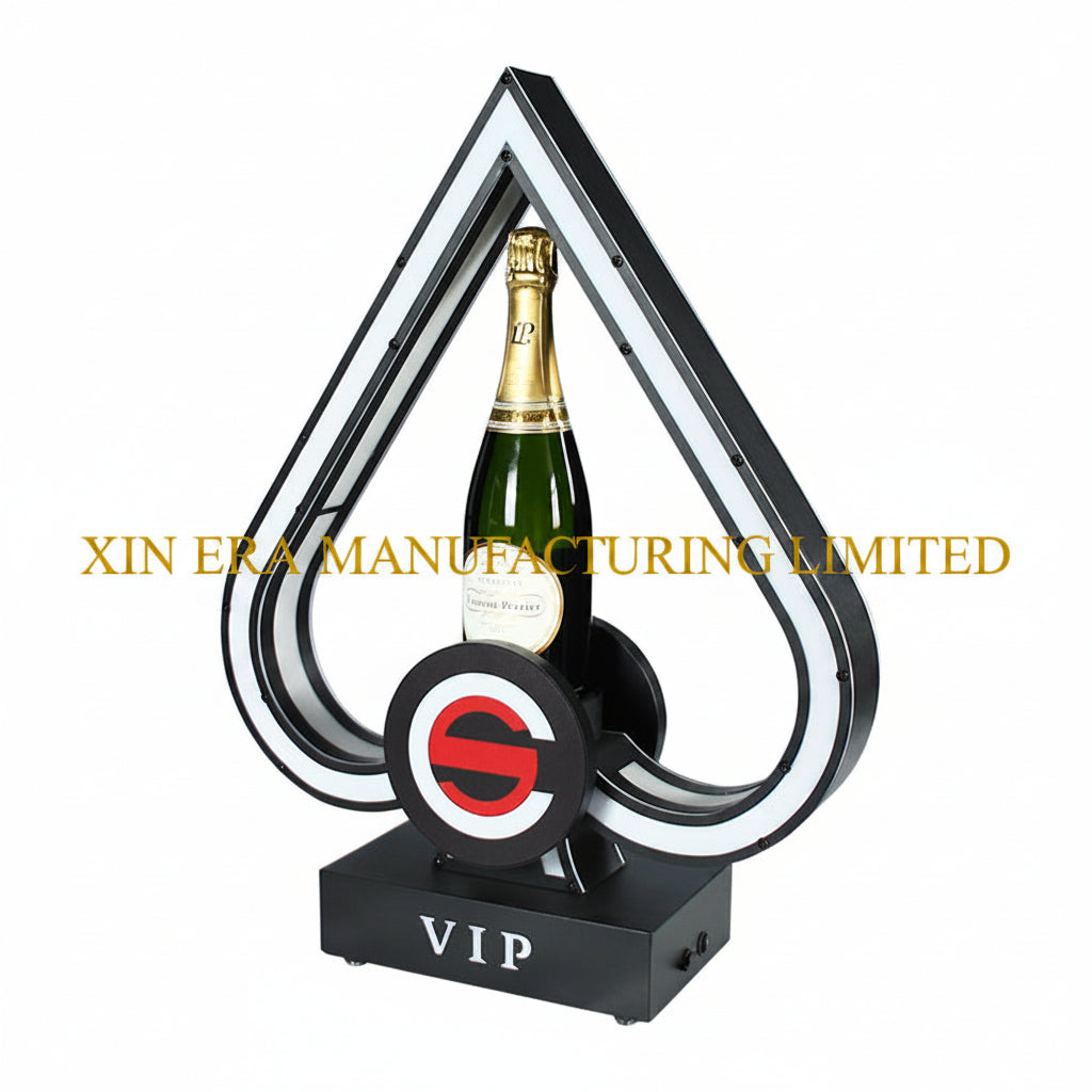 Xinera-Ace-of-Spades-LED-Bottle-Glorifier-VIP-Champagne-Display-Factory-Direct-Real-Shot