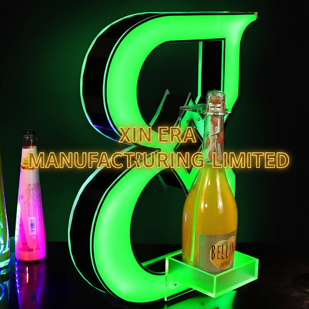 Xinera-Custom-Letter-B-LED-Bottle-Presenter-Luminous-Liquor-Display-Base-VIP-Service-Factory-Real-Shot