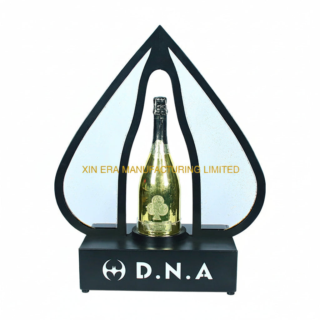 Xinera-Custom-DNA-Logo-LED-Ace-of-Spades-Champagne-Bottle-Presenter-Liquid-Glitter-Quicksand-Luminous-Wine-Display-Stand-Nightclub-Factory-Real-Shot