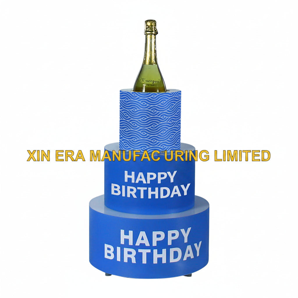 Xinera-Multi-Tier-LED-Cake-Bottle-Glorifier-Happy-Birthday-Celebration-Display-Real-Shot