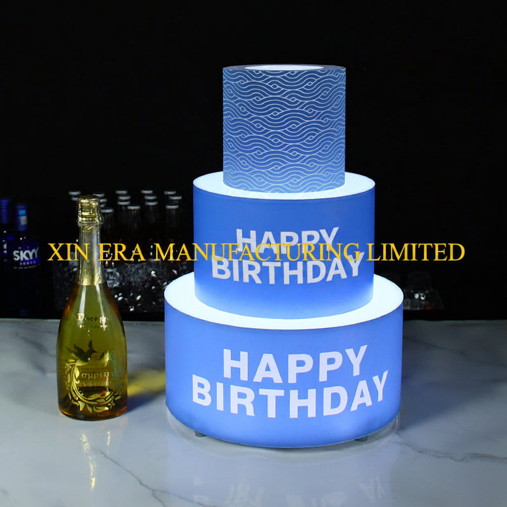 Xinera-Multi-Tier-LED-Cake-Bottle-Glorifier-Happy-Birthday-Celebration-Display-Real-Shot
