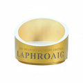 Luxury gold LED bottle glorifier display base with custom branded logo