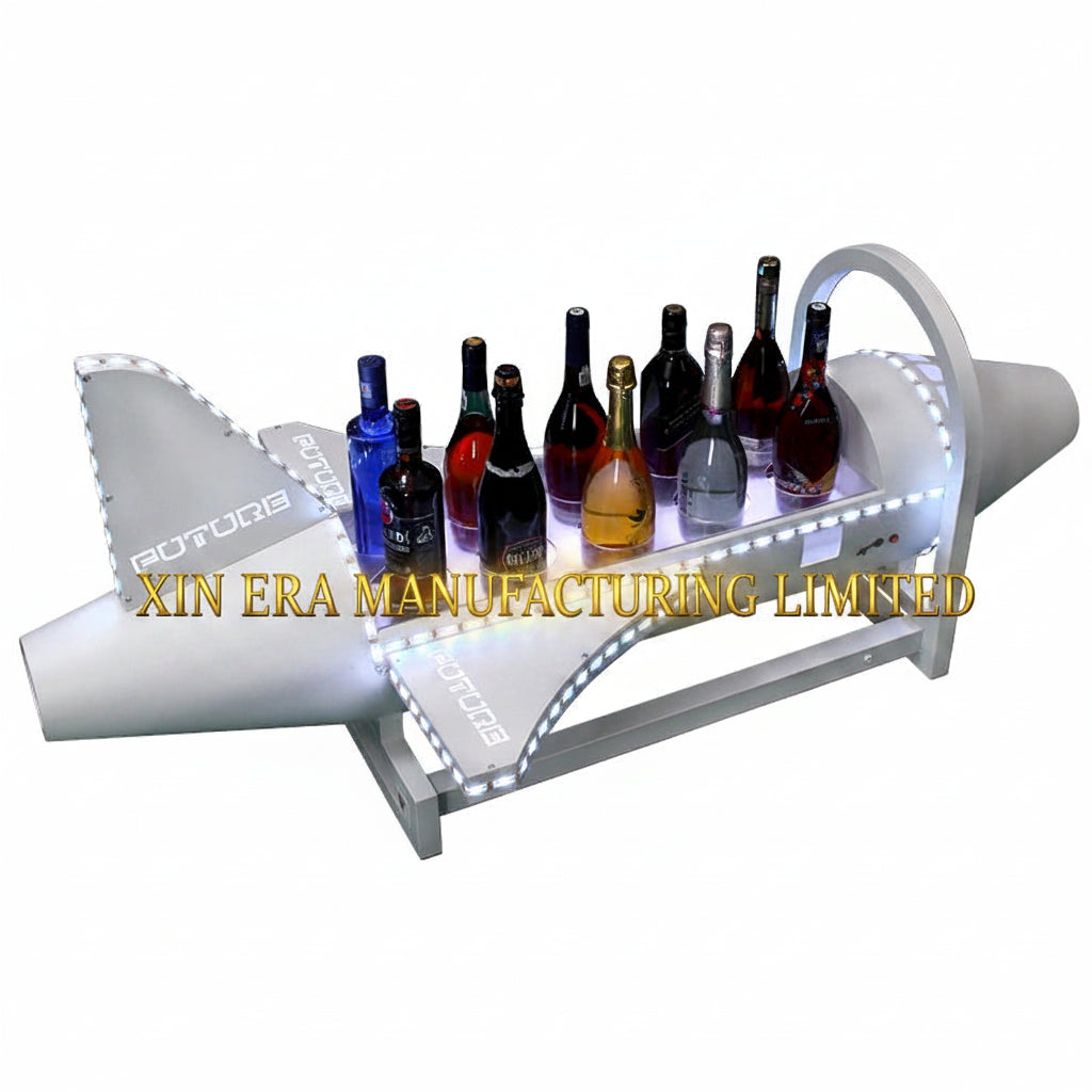 LED Champagne Airplane Bottle Presenter for Nightclub VIP Service