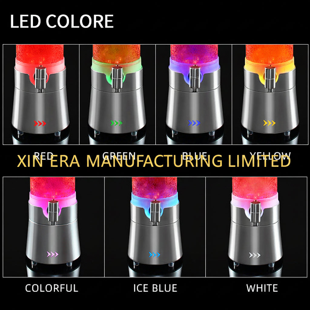 Xinera-XE-BT-032V3L-Luxury-3L-LED-Beer-Tower-Dynamic-V-Arrow-Base-Luminous-Juice-Cocktail-Dispenser-With-Tap-Nightclub-VIP-Table-Service-Factory-Real-Shot