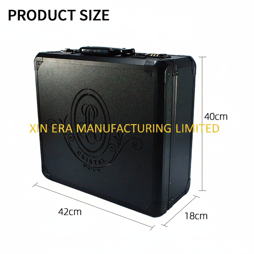 Xinera-LED-Infinity-Mirror-Champagne-Box-Nightclub-VIP-Bottle-Presenter-Case-Password-Lock-3D-Abyss-Tunnel-Effect-Cristal-Logo-Factory-Real-Shot