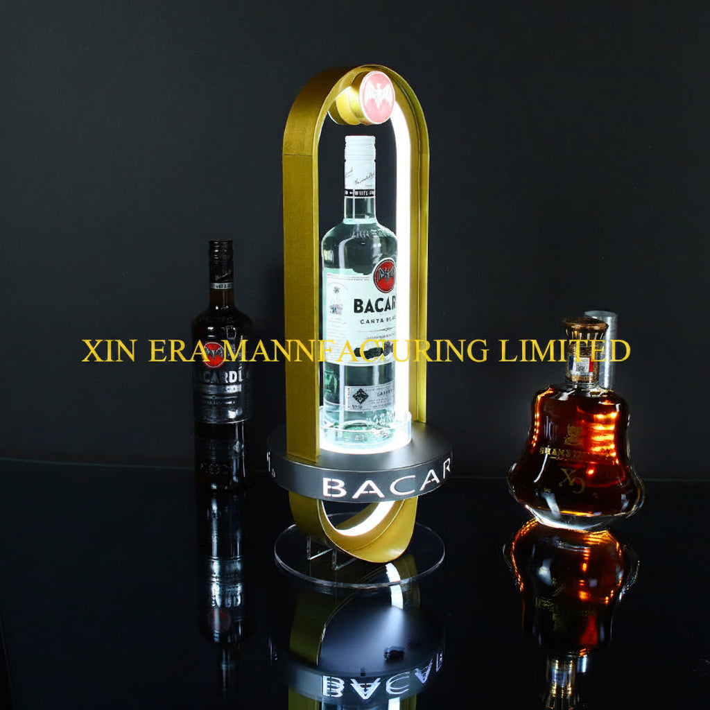Commercial grade illuminated capsule bottle rack direct from source factory