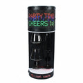 Bespoke LED wine display with cool white lighting for VIP service.