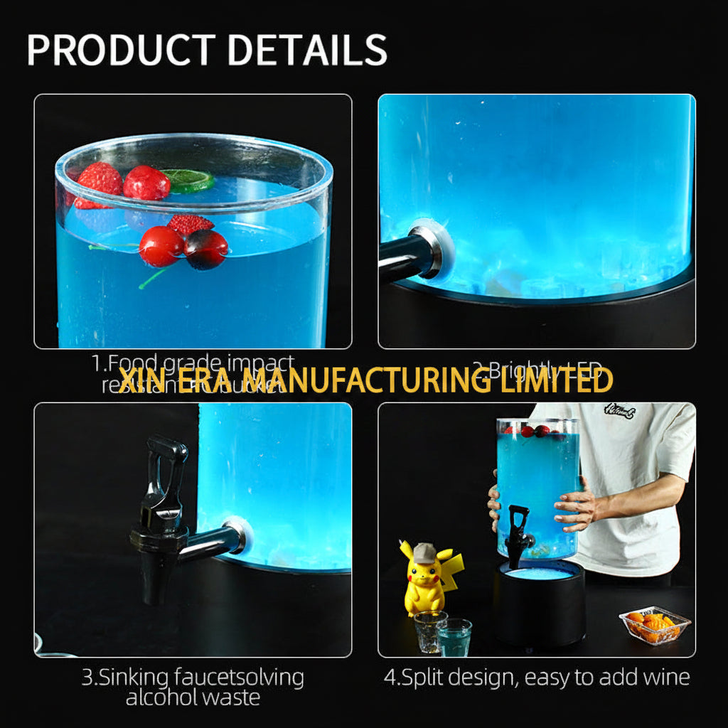 Xinera-XE-995-ZJ-6L-LED-Drink-Tower-Dispenser-Luminous-Beer-Cocktail-Juice-Dispenser-Nightclub-VIP-Table-Service-Factory-Real-Shot