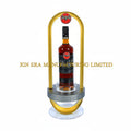 VIP LED capsule bottle glorifier in luxury gold metal arch frame