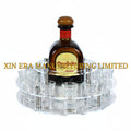 Xinera-Luxury-LED-Shot-Glass-Holder-Round-Acrylic-Cocktail-Tray-Bar-12-Holes-Customizable-Light-Color-VIP-Table-Service-Factory-Real-Shot