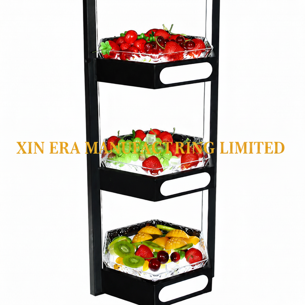 Xinera-3-Tier-Hexagonal-LED-Luminous-Fruit-Tray-Modern-Hex-Frame-VIP-Snack-Server-Factory-Direct