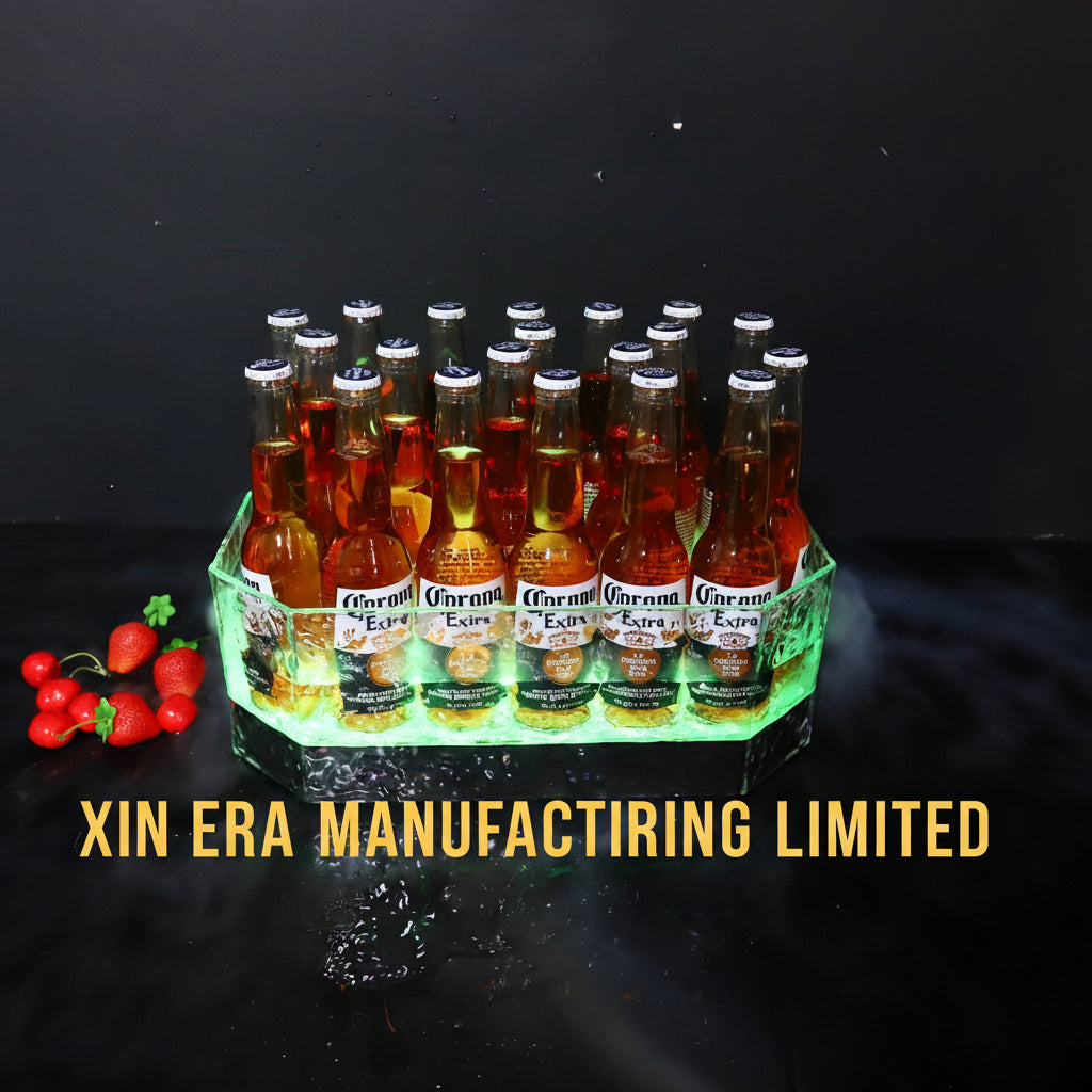 Xinera-Custom-Branded-LED-Ice-Bucket-Luminous-Acrylic-Beer-Cooler-Wholesale-Factory-Direct