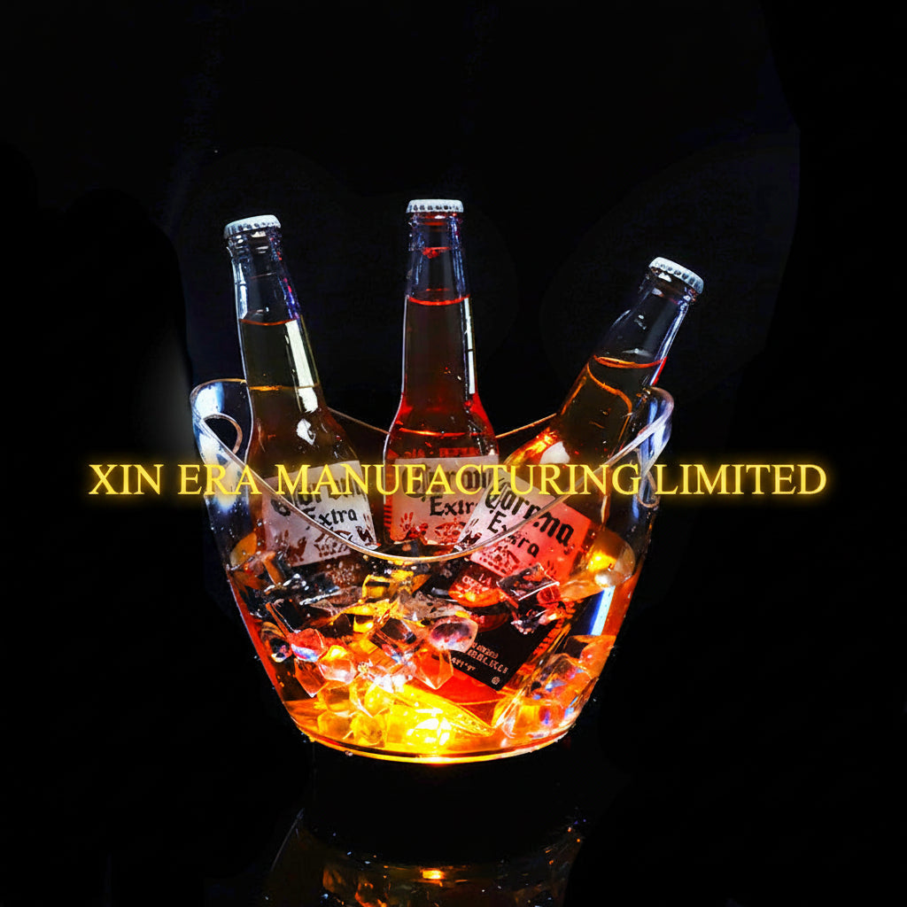 Xinera-Custom-Corona-Extra-LED-Ice-Bucket-Clear-Acrylic-Luminous-Wine-Champagne-Cooler-Nightclub-VIP-Service-Factory-Real-Shot