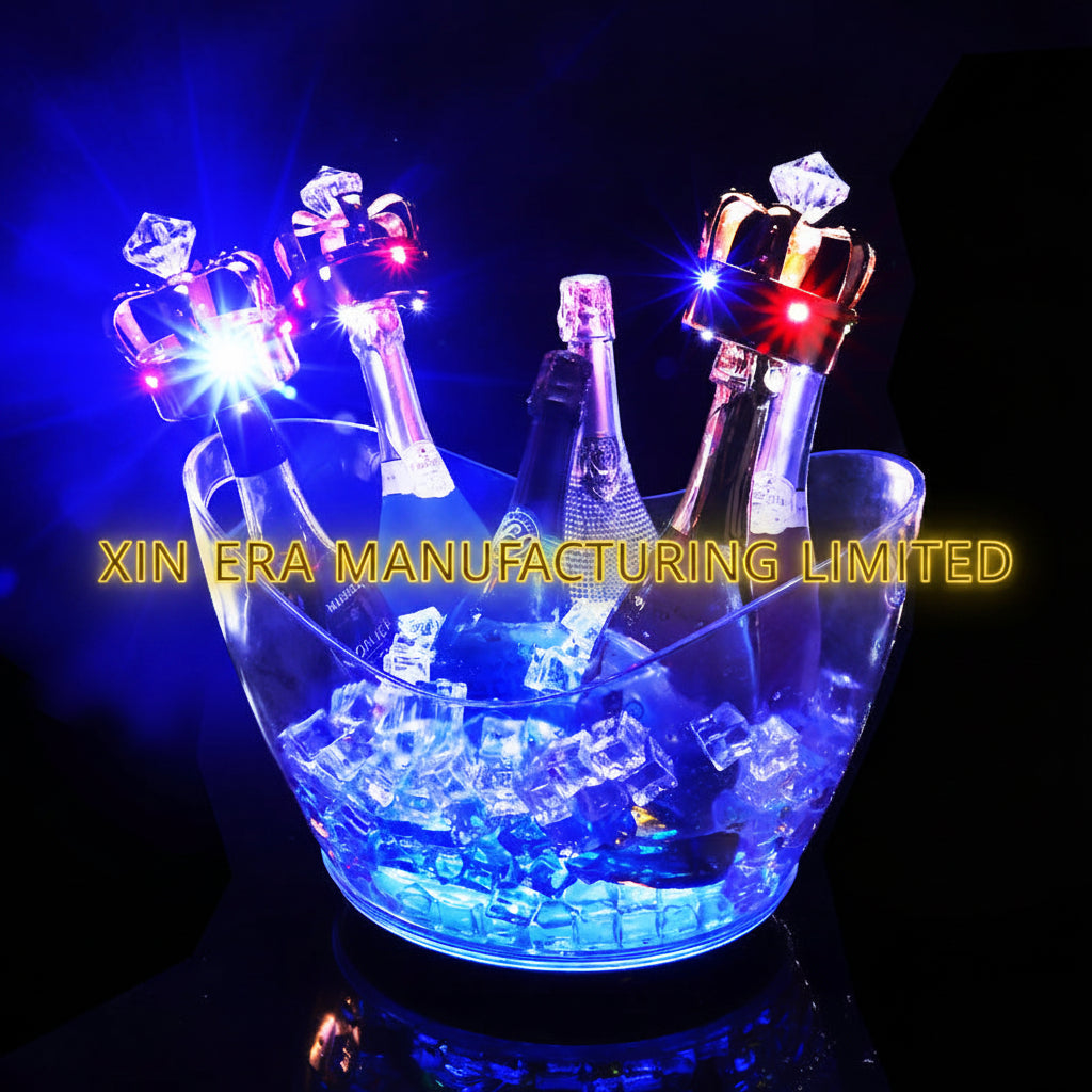 Xinera-Custom-Corona-Extra-LED-Ice-Bucket-Clear-Acrylic-Luminous-Wine-Champagne-Cooler-Nightclub-VIP-Service-Factory-Real-Shot