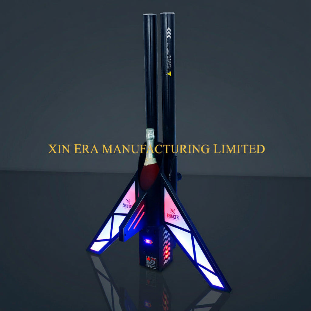 LED Rocket Bottle Presenter with Confetti Cannon | VIP Lounge Launcher Wholesale
