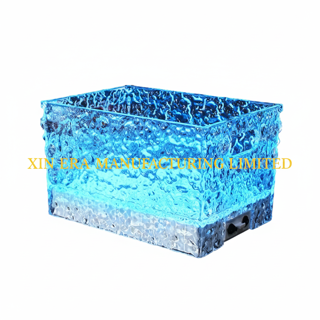 Xinera-Ice-Texture-LED-Ice-Bucket-Blue-Luminous-Champagne-Chiller-Nightclub-Service-Real-Shot