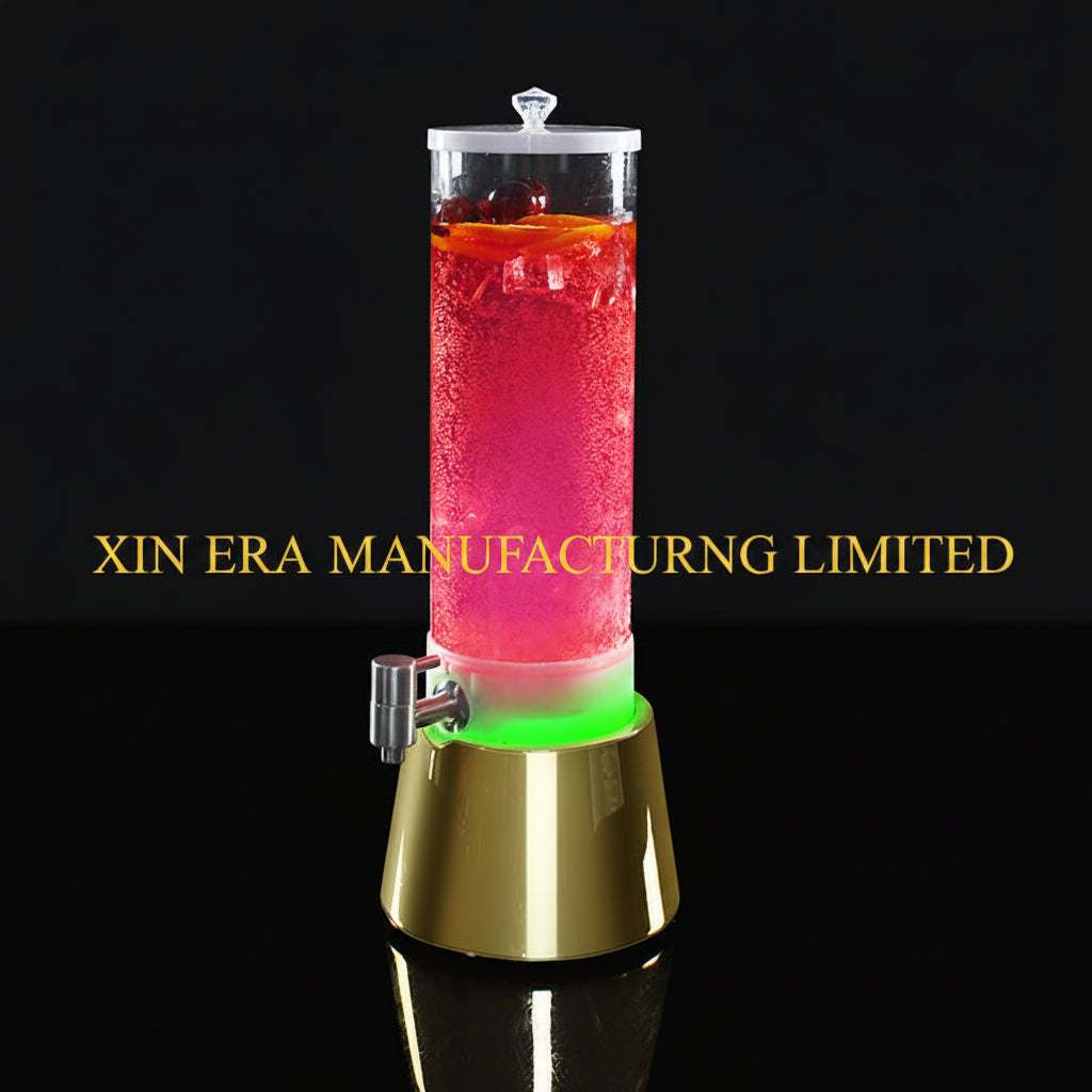 Xinera-Luxury-3L-LED-Beer-Tower-UV-Electroplated-Mirror-Base-Luminous-Juice-Cocktail-Dispenser-With-Tap-Nightclub-VIP-Table-Service-Factory-Real-Shot