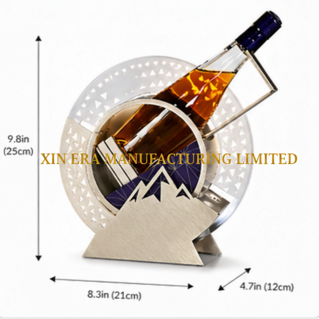 Xinera-Custom-Snow-Mountain-LED-Bottle-Glorifier-Slanted-Liquor-Display-Stand-Luminous-Acrylic-Wine-Rack-VIP-Service-Factory-Real-Shot