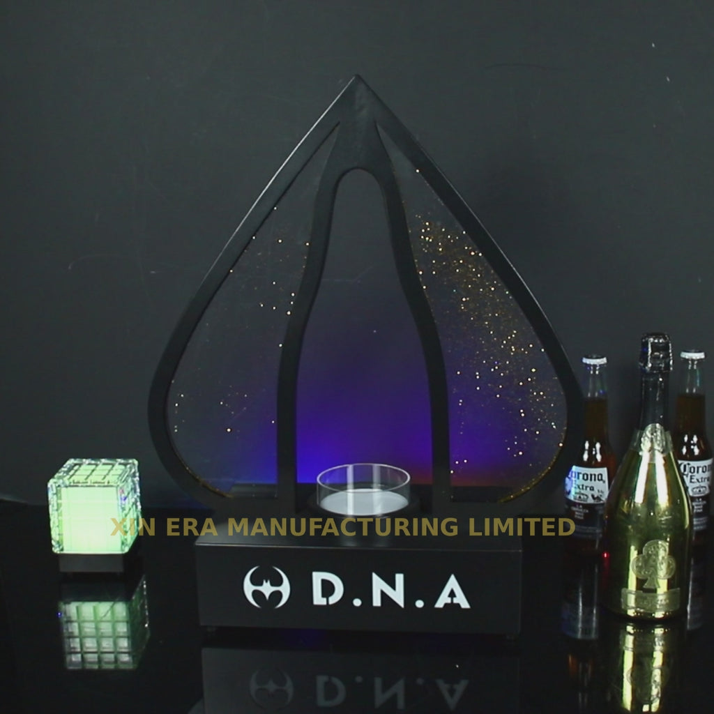 Xinera-Custom-DNA-Logo-LED-Ace-of-Spades-Champagne-Bottle-Presenter-Liquid-Glitter-Quicksand-Luminous-Wine-Display-Stand-Nightclub-Factory-Real-Shot