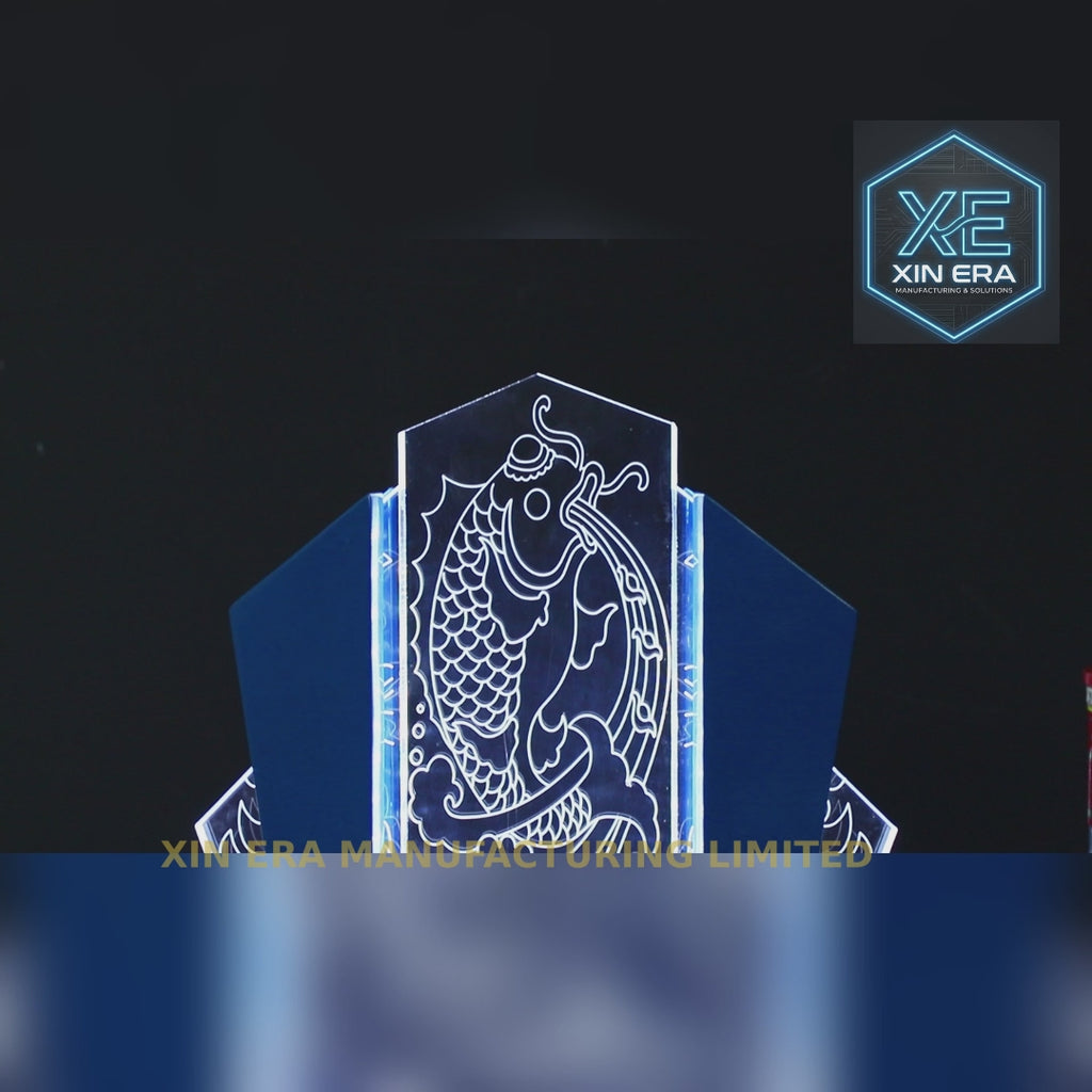 Xinera-Custom-LED-Bottle-Glorifier-Blue-Gold-Luminous-Liquor-Display-Base-VIP-Service-Factory-Real-Shot