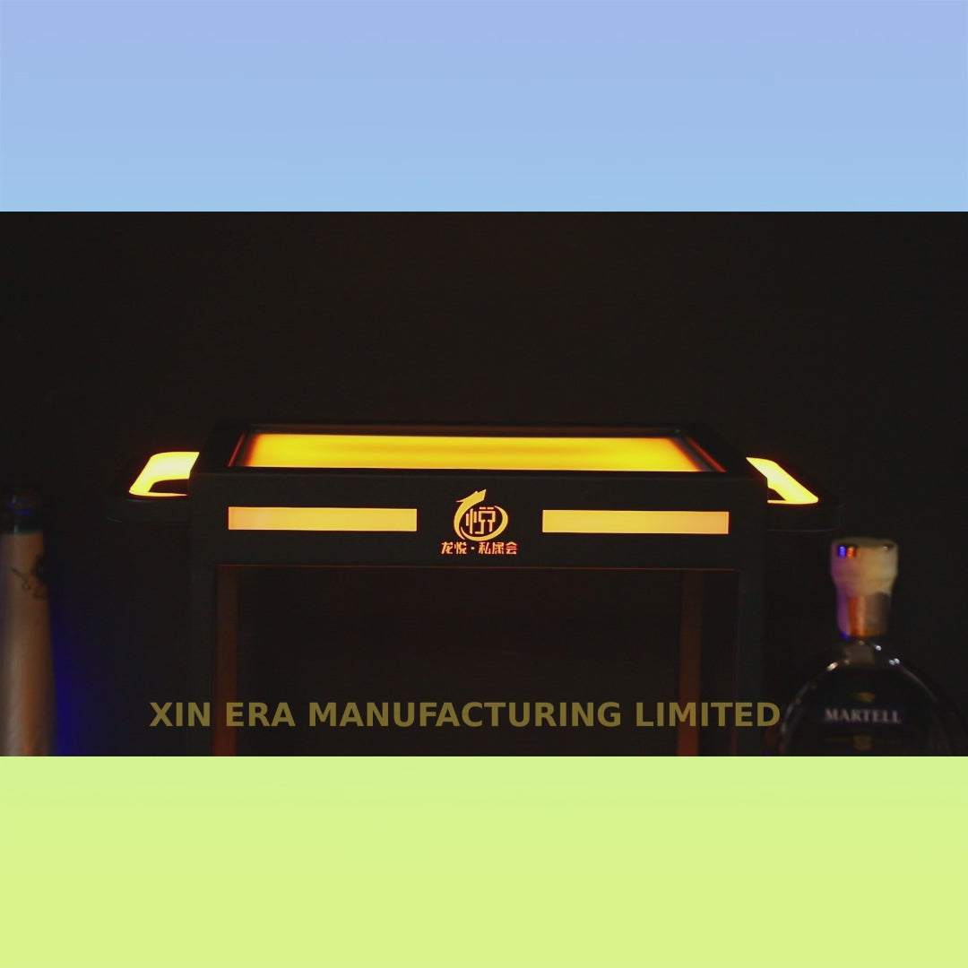 Xinera-Double-Tier-LED-Fruit-Tray-Warm-Luminous-Snack-Service-Rack-Custom-Club-Tableware-Real-Shot