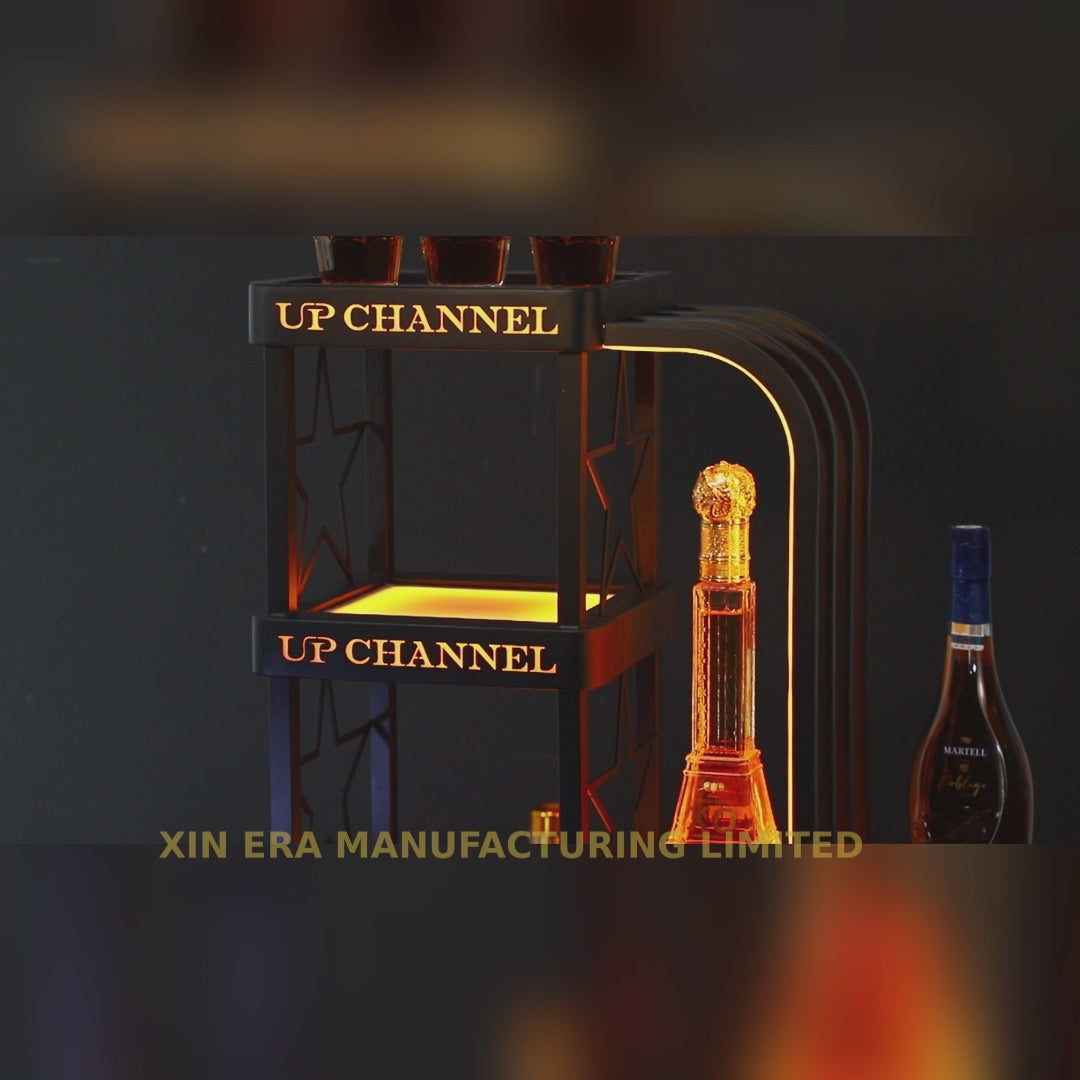 Xinera-Custom-UP-CHANNEL-Logo-LED-VIP-Serving-Cart-3-Tier-Luminous-Liquor-Snack-Display-Rack-Shot-Glass-Holder-Nightclub-Factory-Real-Shot