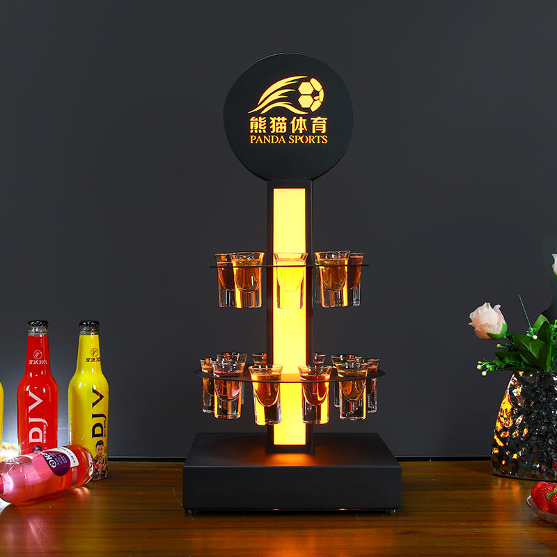 Premium Acrylic LED Shot Glass Tower Manufacturing by Xinera