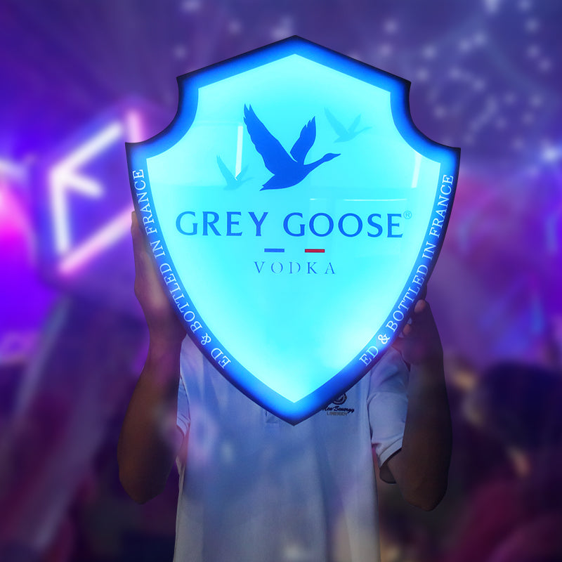 Video demonstration of VIP LED wild goose nightclub sign showing dynamic lighting effects
