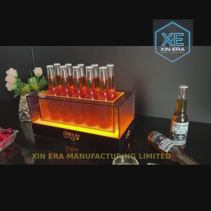 LED VIP ice bucket for custom commercial nightclub bottle service.