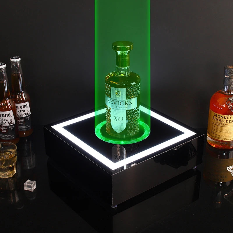 Xin Era Manufacturing Custom LED Laser Bottle Presenter Demonstration