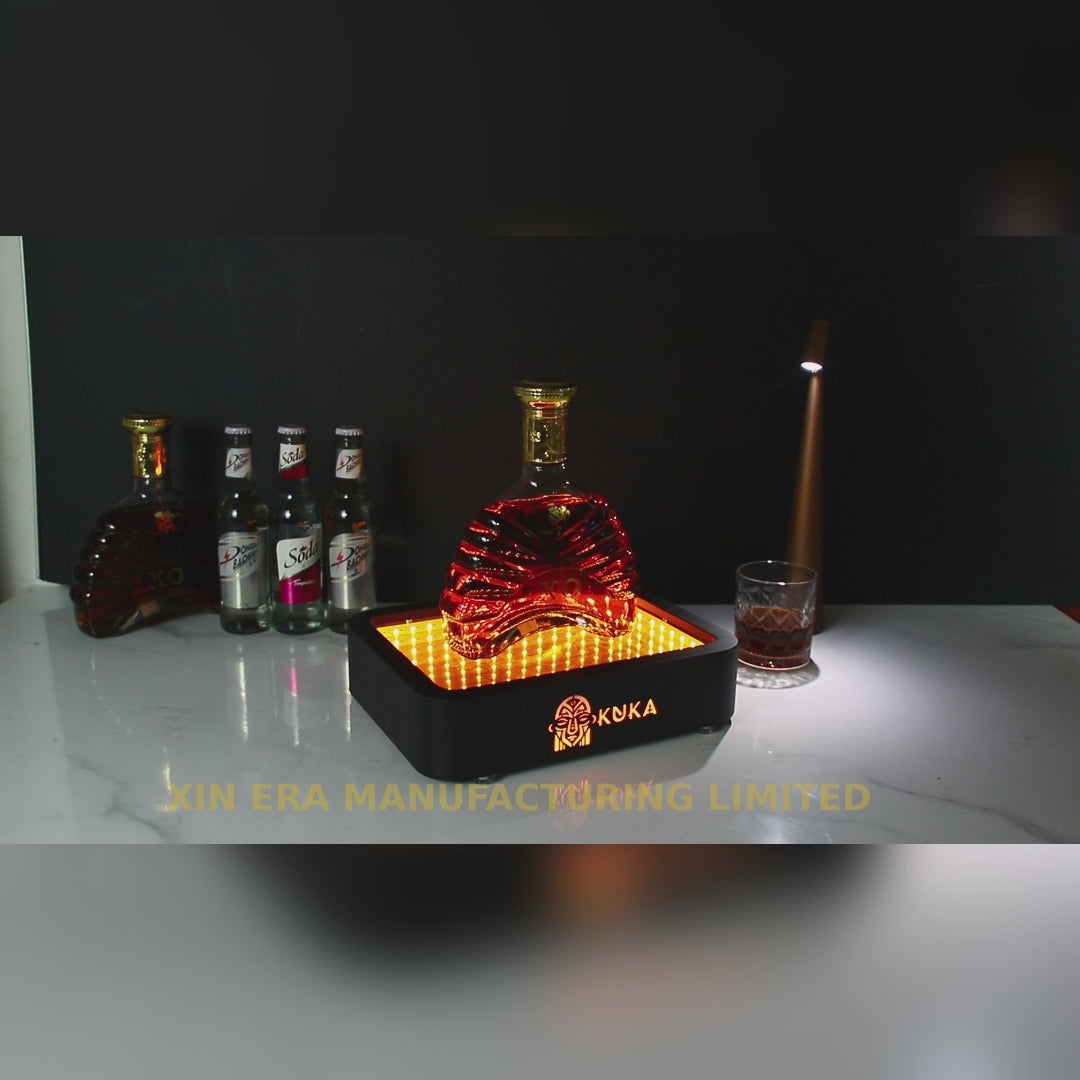 Xinera-Infinity-Mirror-LED-Bottle-Glorifier-3D-Visual-Tunnel-VIP-Display-Factory-Real-Shot