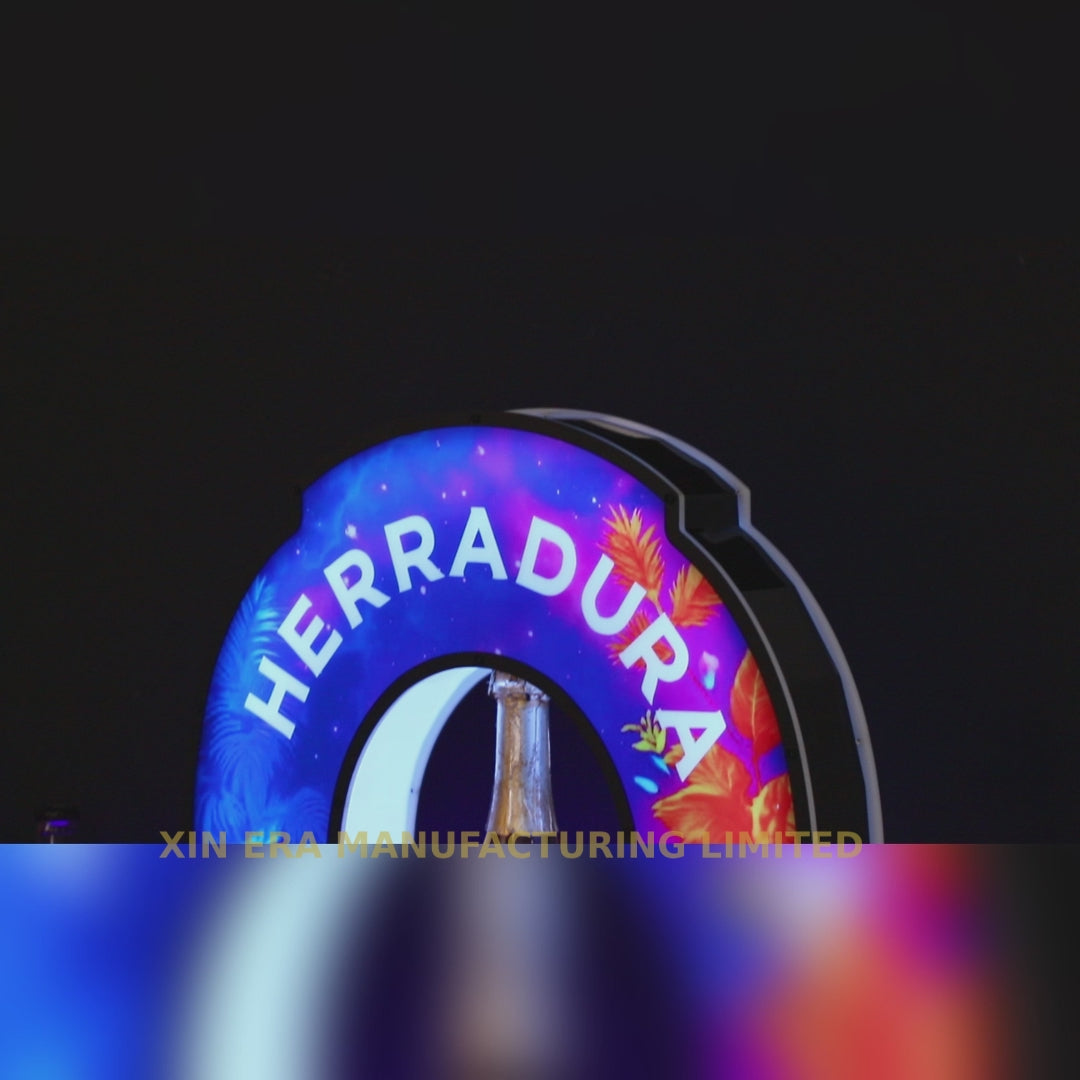 Xinera-Custom-LED-Horse-Shoe-Bottle-Presenter-Luminous-Liquor-Display-Base-VIP-Service-Factory-Real-Shot