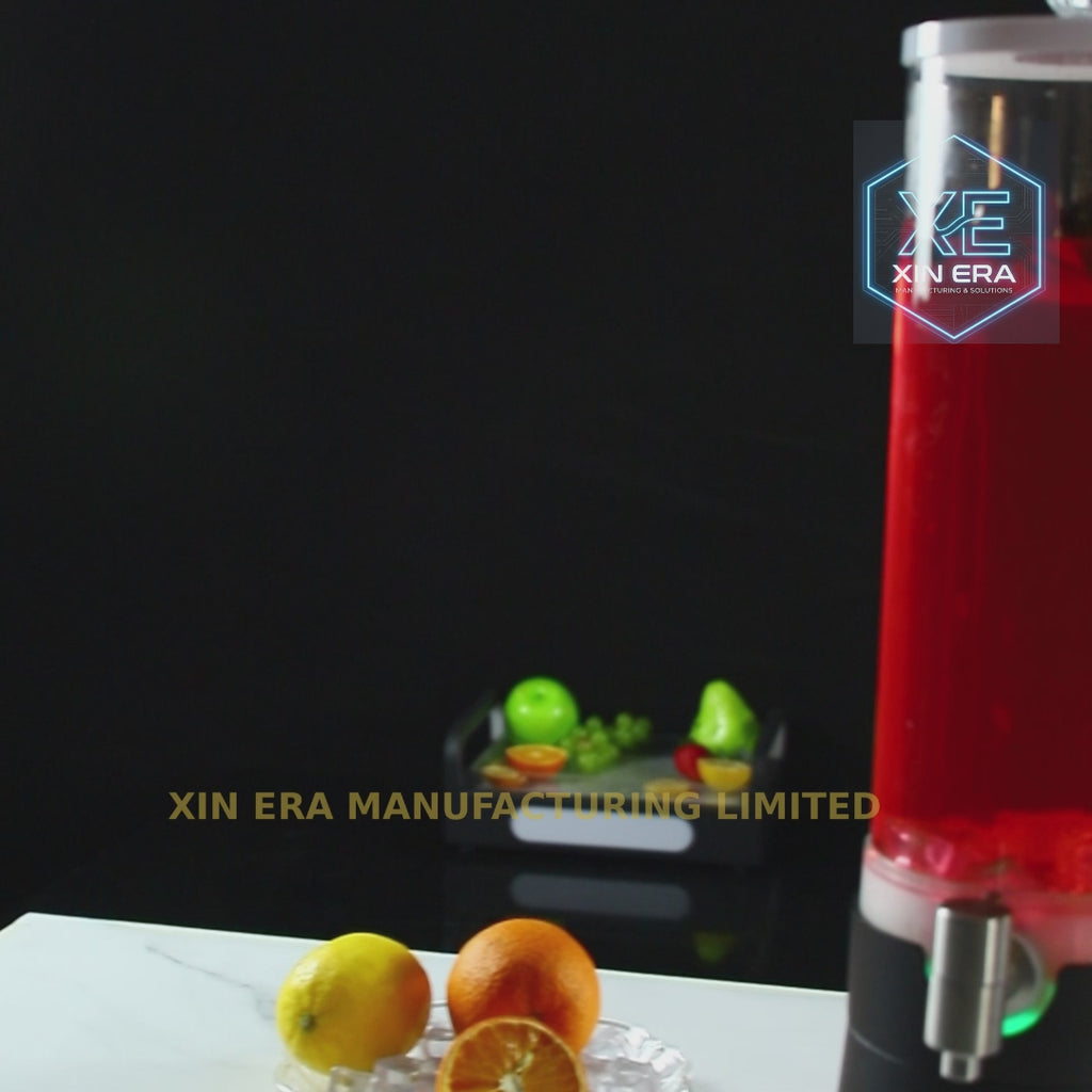 Xinera-XE-BT-032V3L-Luxury-3L-LED-Beer-Tower-Dynamic-V-Arrow-Base-Luminous-Juice-Cocktail-Dispenser-With-Tap-Nightclub-VIP-Table-Service-Factory-Real-Shot