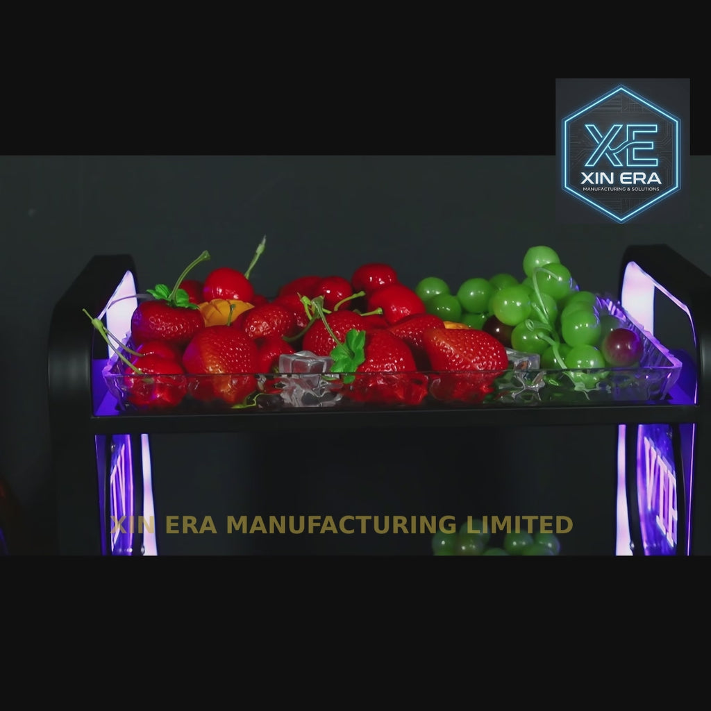Xinera-2-Tier-LED-Fruit-Platter-Nightclub-VIP-Lounge-Serving-Stand-Balexab-Two-Levels-Luminous-Dessert-Tray-Alternative-Cake-Stand-Factory-Real-Shot