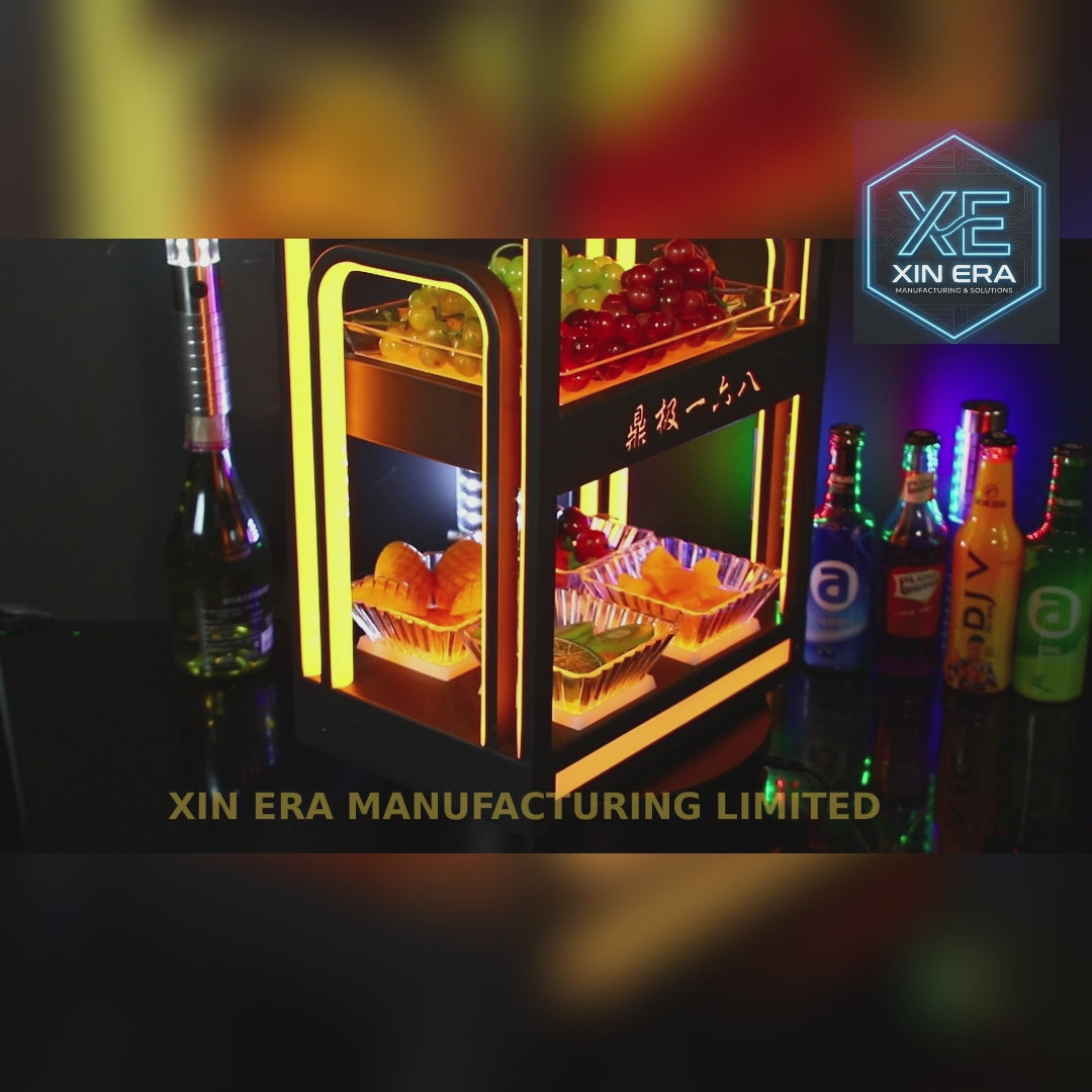 Xinera-Luxury-3-Tier-LED-Fruit-Tower-Iron-Art-Luminous-Dessert-Display-Stand-Alternative-Cake-Stand-Nightclub-VIP-Table-Service-Dingji-168-Factory-Real-Shot