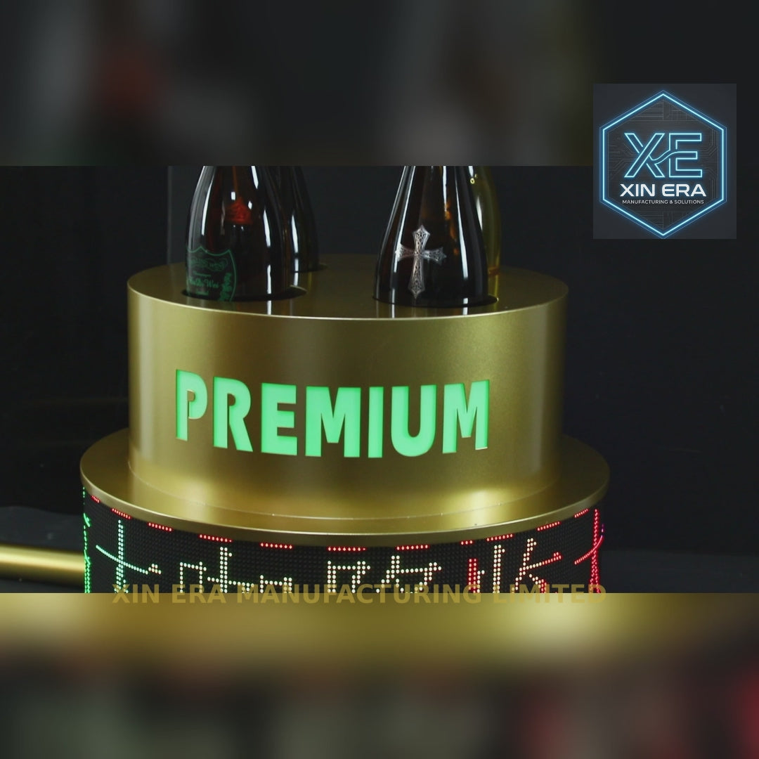 Xinera-Multi-Bottle-LED-Champagne-Chiller-RGB-Scrolling-Text-Display-VIP-Service-Nightclub-Factory-Real-Shot