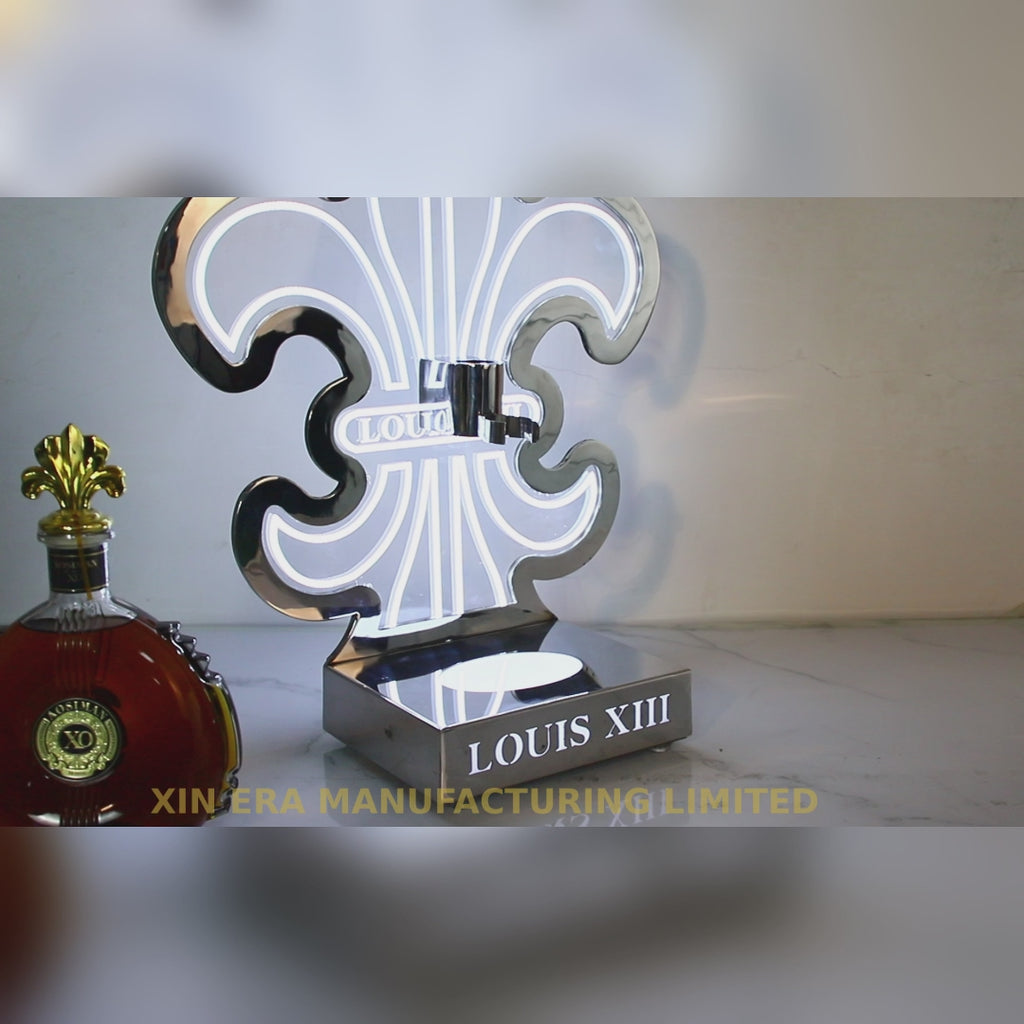 Xinera-Fleur-de-Lis-Style-LED-Bottle-Glorifier-Custom-Luminous-Liquor-Display-Base-VIP-Service-Factory-Real-Shot