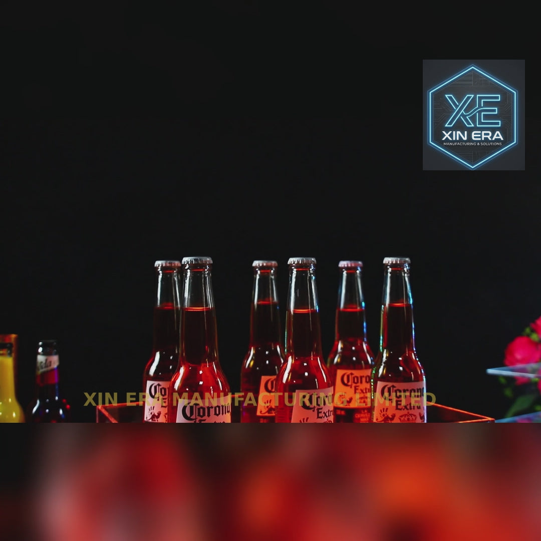 Xinera-Custom-Fortress-LED-Ice-Bucket-Luminous-Beer-Cooler-Bentley-Branding-Real-Shot